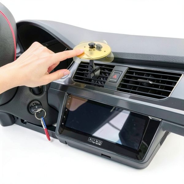Car Cymbal Air Vent Gold Plastic-3