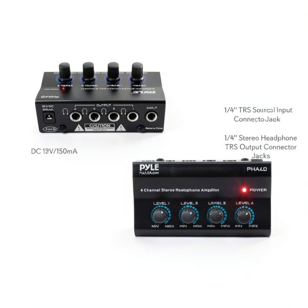 4 Channel Headphone Amp Sound Around Control-1