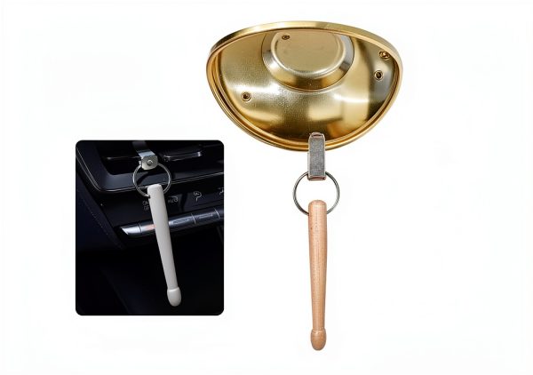 ALLCIFP Mini Car Cymbal Set Alloy Steel Musical Instrument-5