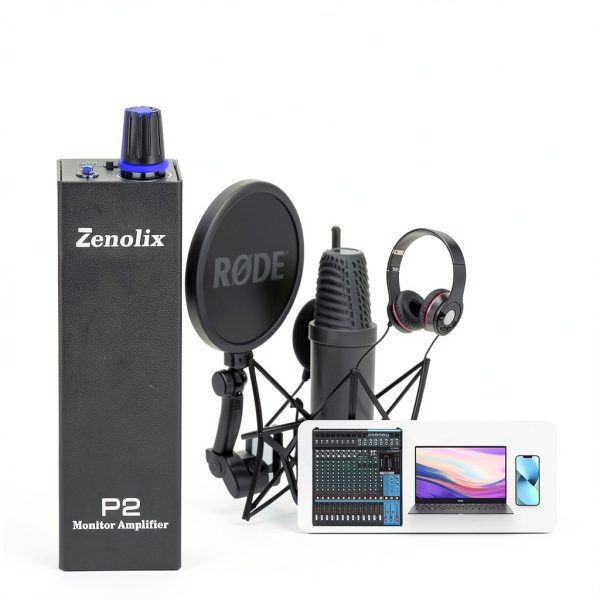 Headphone Amplifier Zenolix RGB Metal Design-4