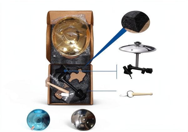 ALLCIFP Mini Car Cymbal Set Alloy Steel Musical Instrument-6