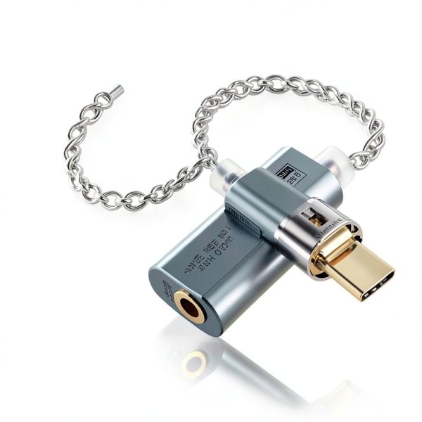 USB-C to 3.5mm Adapter Mxcudu Dual DAC Black-4