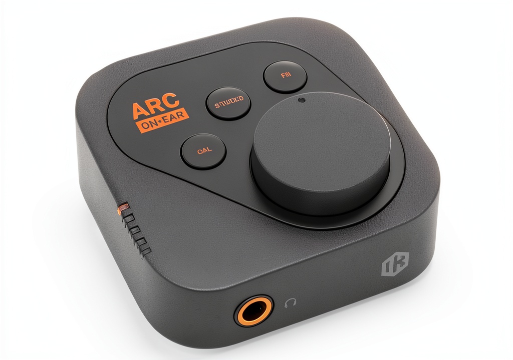 'ARC ON EAR device with headphones'