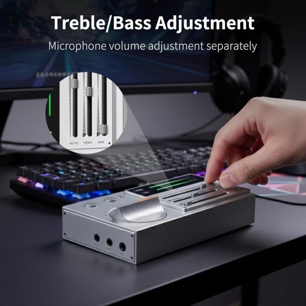 SMSL R1 Gaming DAC Amp Silver-5