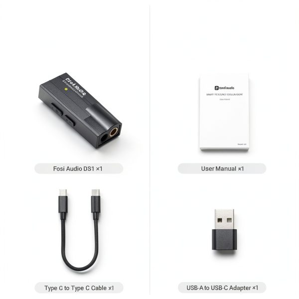 Fosi Audio DS1 USB DAC Headphone Amp-6