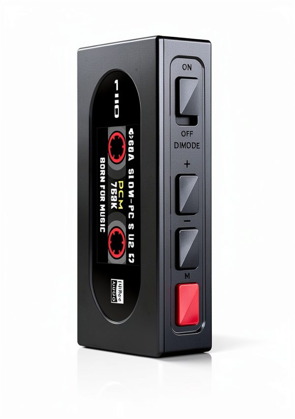 FIIO KA15 Wired Headphone Amp Black for Audiophiles-1