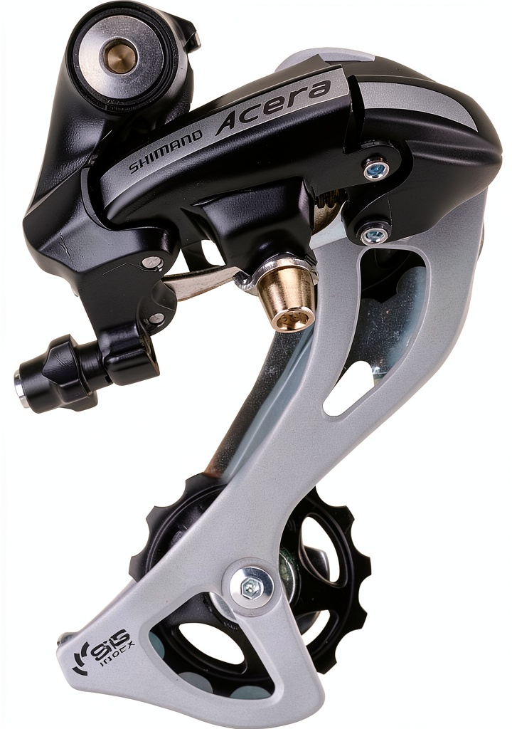 ACERA rear derailleur mounted on a mountain bike frame