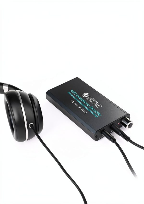 eSynic Portable Headphone AMP Aluminum Design-2