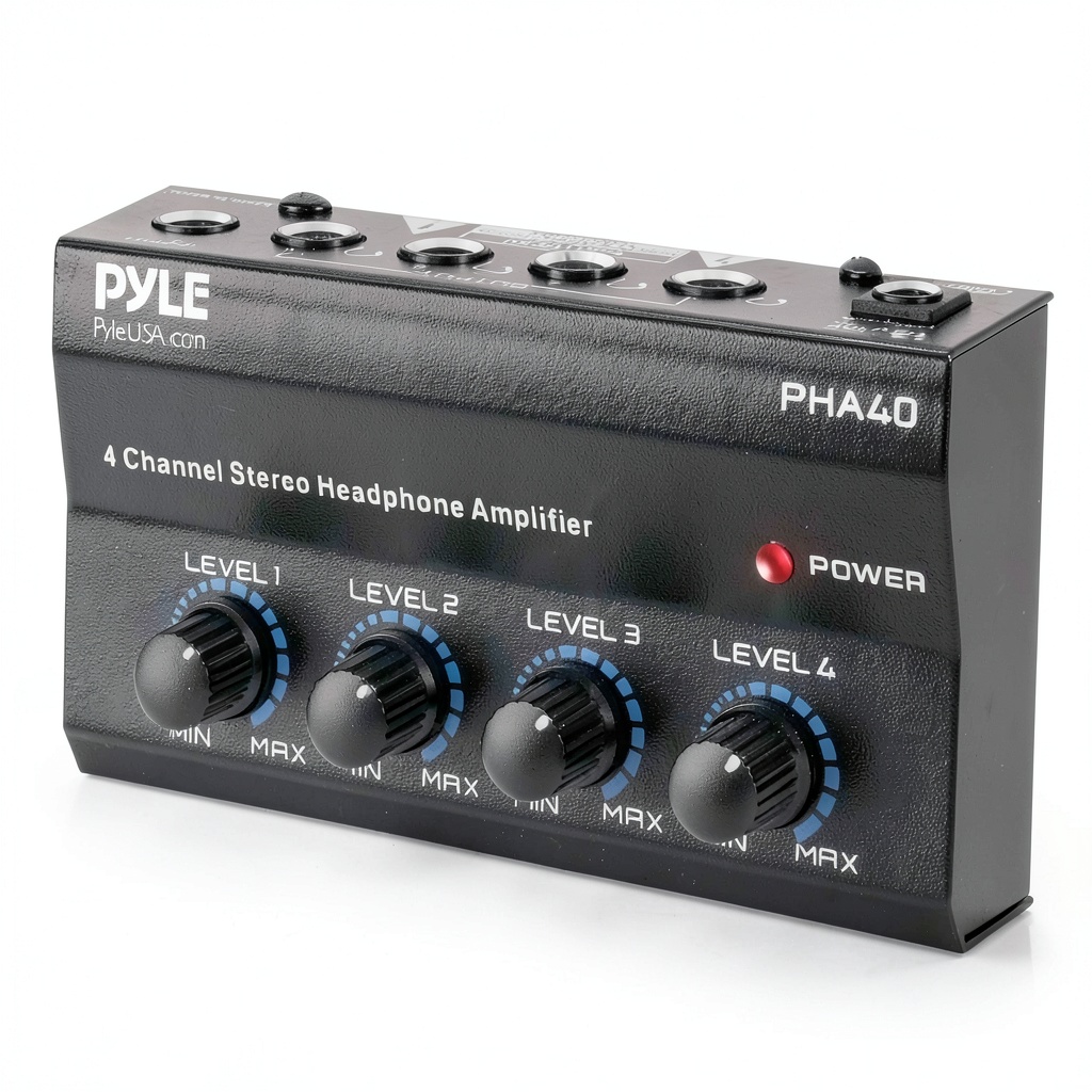Sound Around PHA40 amplifier on a studio desk