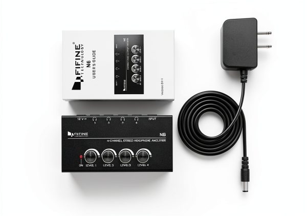 FIFINE 4-Channel Headphone Amplifier Compact-4