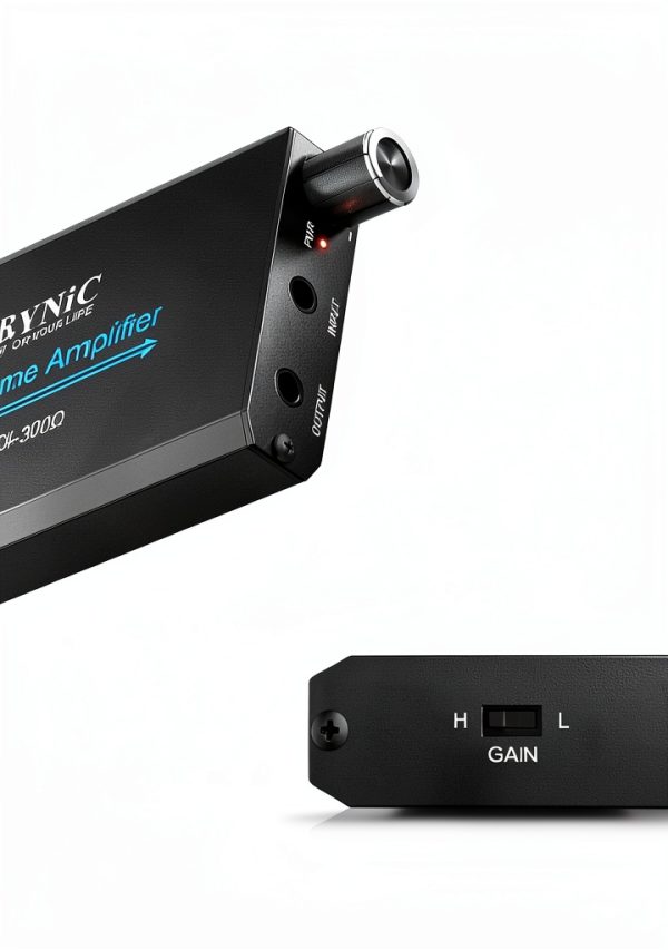 eSynic Portable Headphone AMP Aluminum Design-1