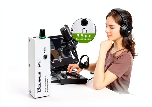 Bolanle In Ear Monitor System White Single Channel-4