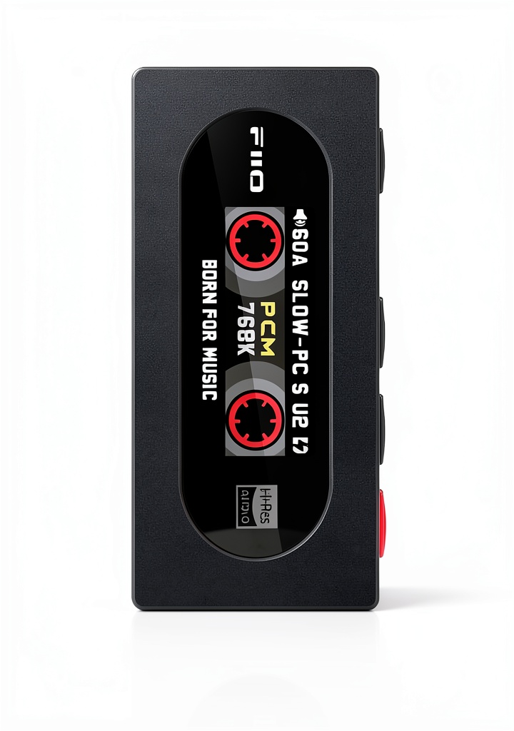 FIIO KA15 connected to a laptop in a home studio