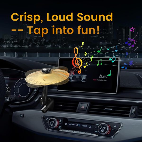 Car Cymbal Gold Alloy Steel Music Accessory-3