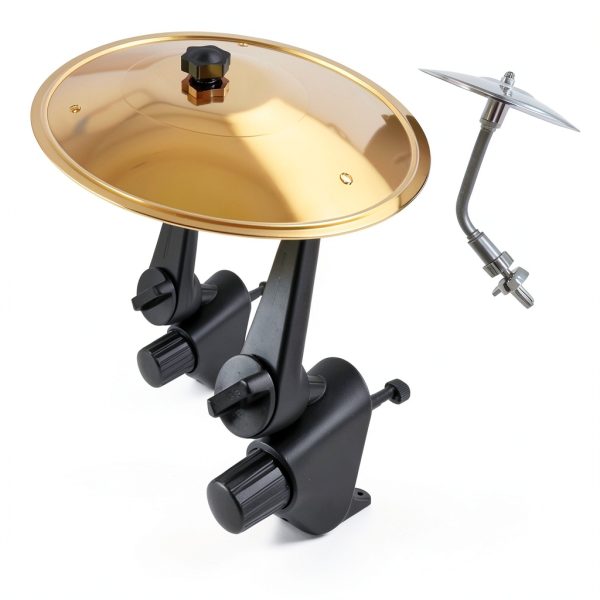 TOPCAPAK Gold Mini Metal Car Cymbal Musical Instrument-5