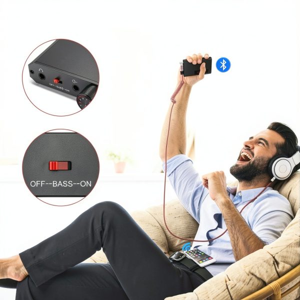 Neoteck Bluetooth Headphone Amplifier 300Ω Portable-4