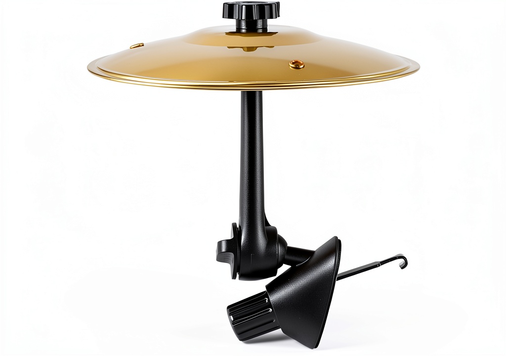 Car cymbal air vent installed on a car dashboard
