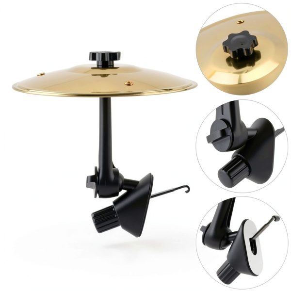 Car Cymbal Air Vent Gold Plastic-4