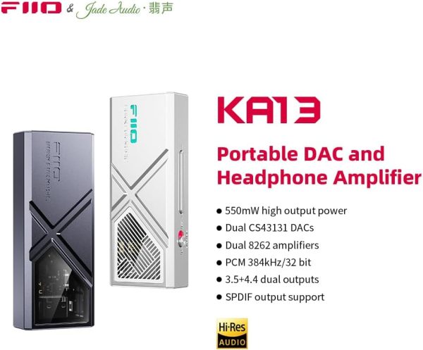 FiiO KA13 Desktop Amp Black-2