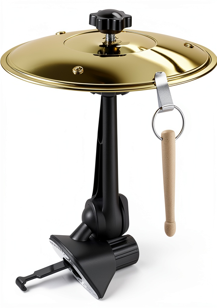 ALLCIFP Mini Car Cymbal Set on a car vent