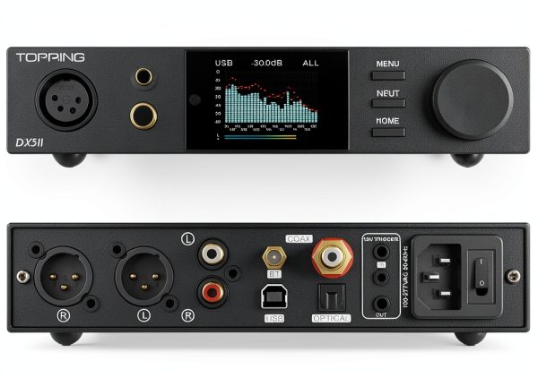 Topping DX5 II Balanced DAC Amp Silver Black-0