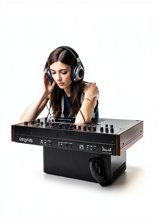 eSynic Portable Headphone AMP Aluminum Design-5