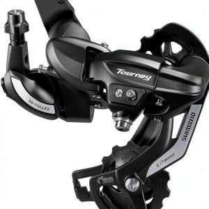 Shimano Tourney Rear Derailleur Black Clamp On-0